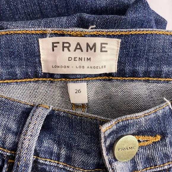 FRAME Denim Le Skinny de Jeanne in Seville‎ Wash Blue Size US 26 - Picture 9 of 12